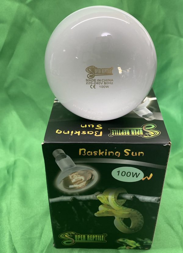 SUPER REPTILE BASKING LIGHT 100W x 4pack