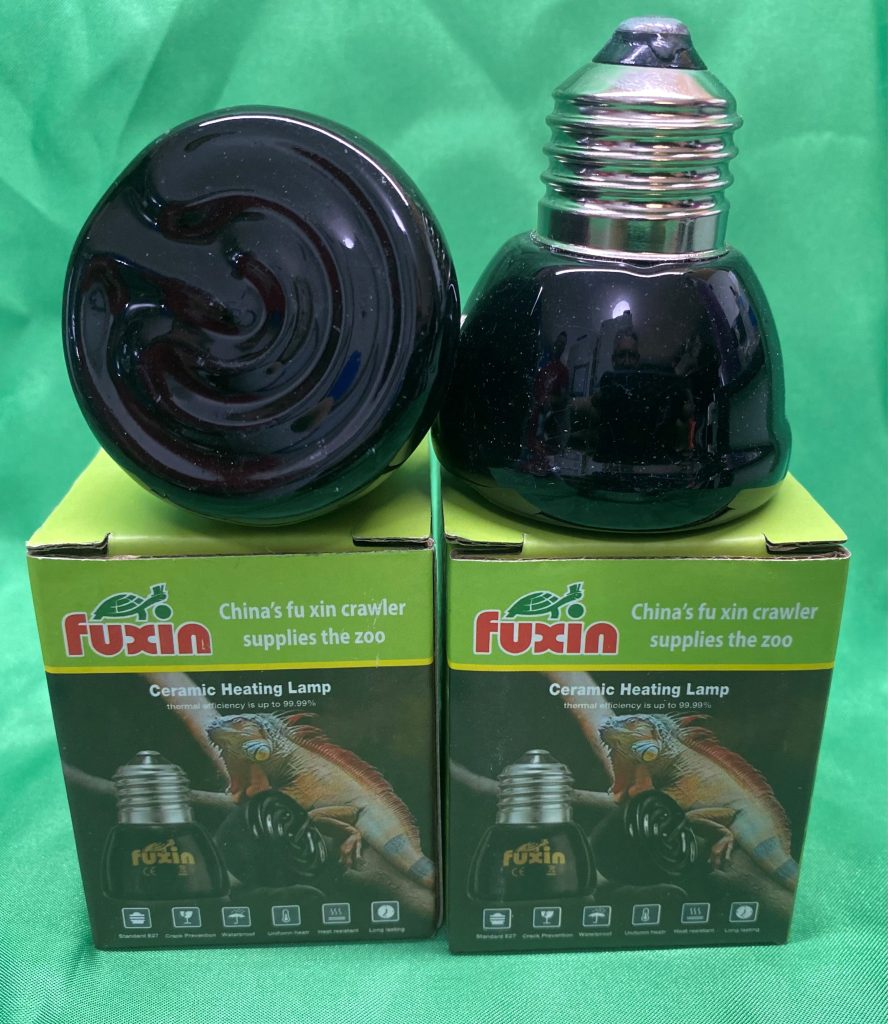 FUXIN REPTILE CERAMIC BASKING HEAT EMITTER 75W x 2 pack Australian Reptile Sales and Supplies