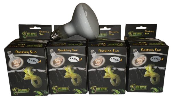 SUPER REPTILE BASKING LIGHT 150W x 4pack