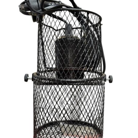 LIGHT CAGE WITH CERAMIC LIGHT FITTING
